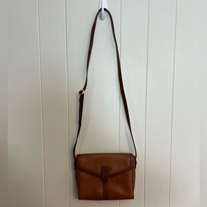 Vintage Burberry leather Crossbody bag‎